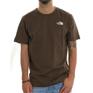 T-SHIRT REDBOX THE NORTH FACE MARRONE